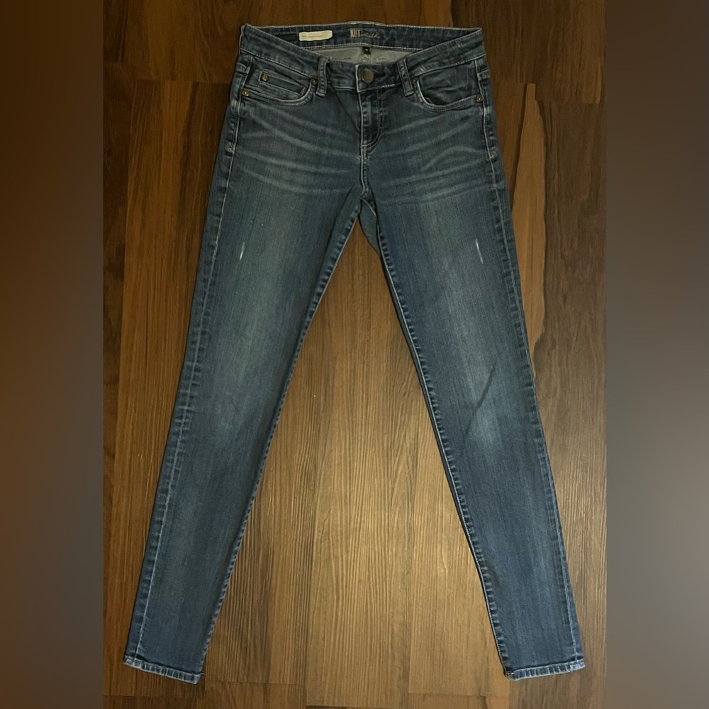 Kut from the Kloth MIA Toothpick Skinny Low Rise Jeans Sz 4